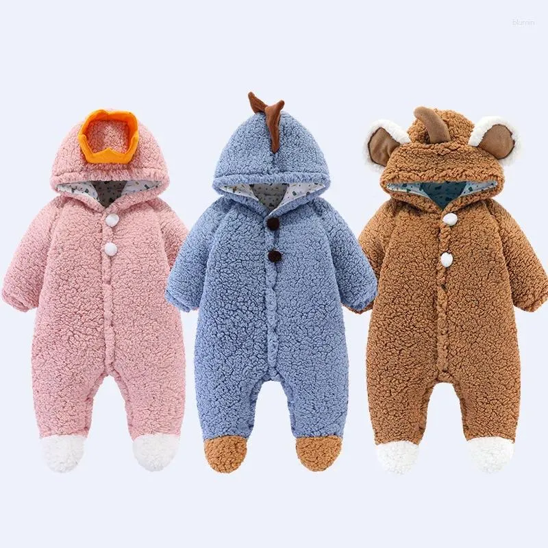 Daunenmantel Säuglingskleidung Baby Jungen Kleidung Geboren Strampler Winter Schnee Tragen Für Mädchen Overall Karneval Kostüm 0-2 Jahr