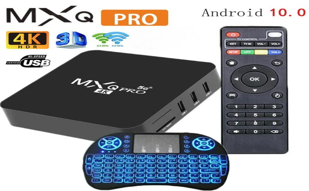 MXQ Pro Android TV Box RK3228 Android101 1GB 8GB HD 3D 24G5G WiFi Google Play Media Player i8 teclado8495281