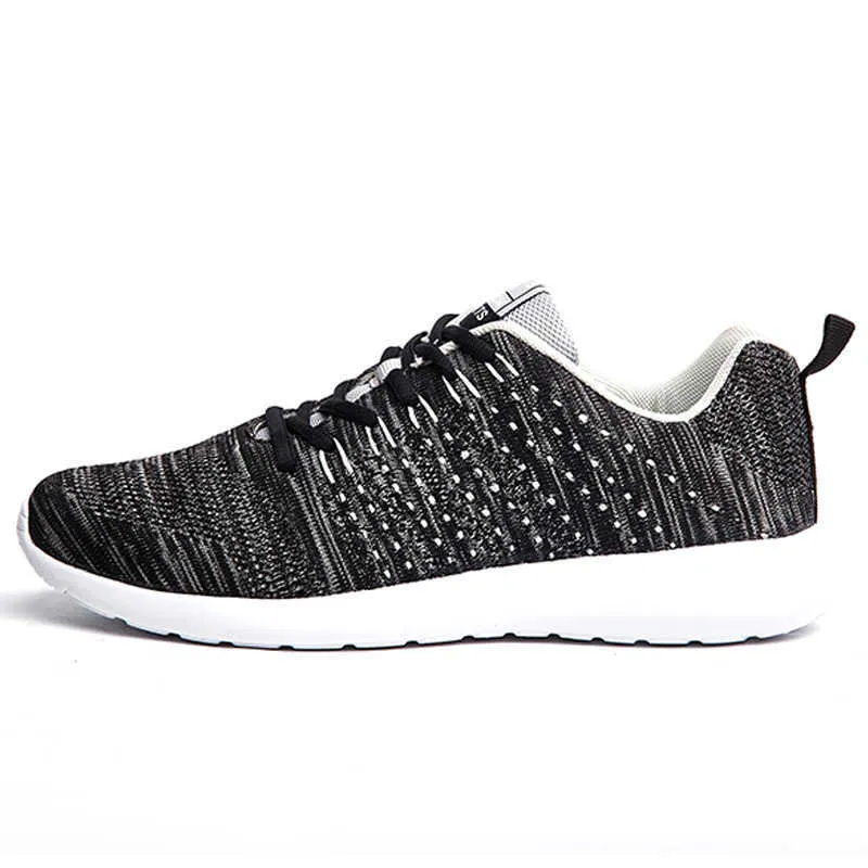 HBP Non-Brand Fashion Low Price Light Weight Breathable running men sports Casual shoes