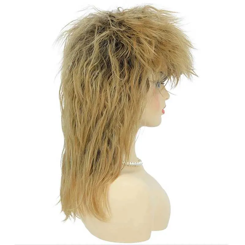 HAIRJOY 80s Tina Diva Cosplay Wig Big Blonde Rocker Mullet For Women Glam Punk Rockstar Costume Synthetic Hair 240328 240327 From Us tallahassee 7.12 DHgate.Com