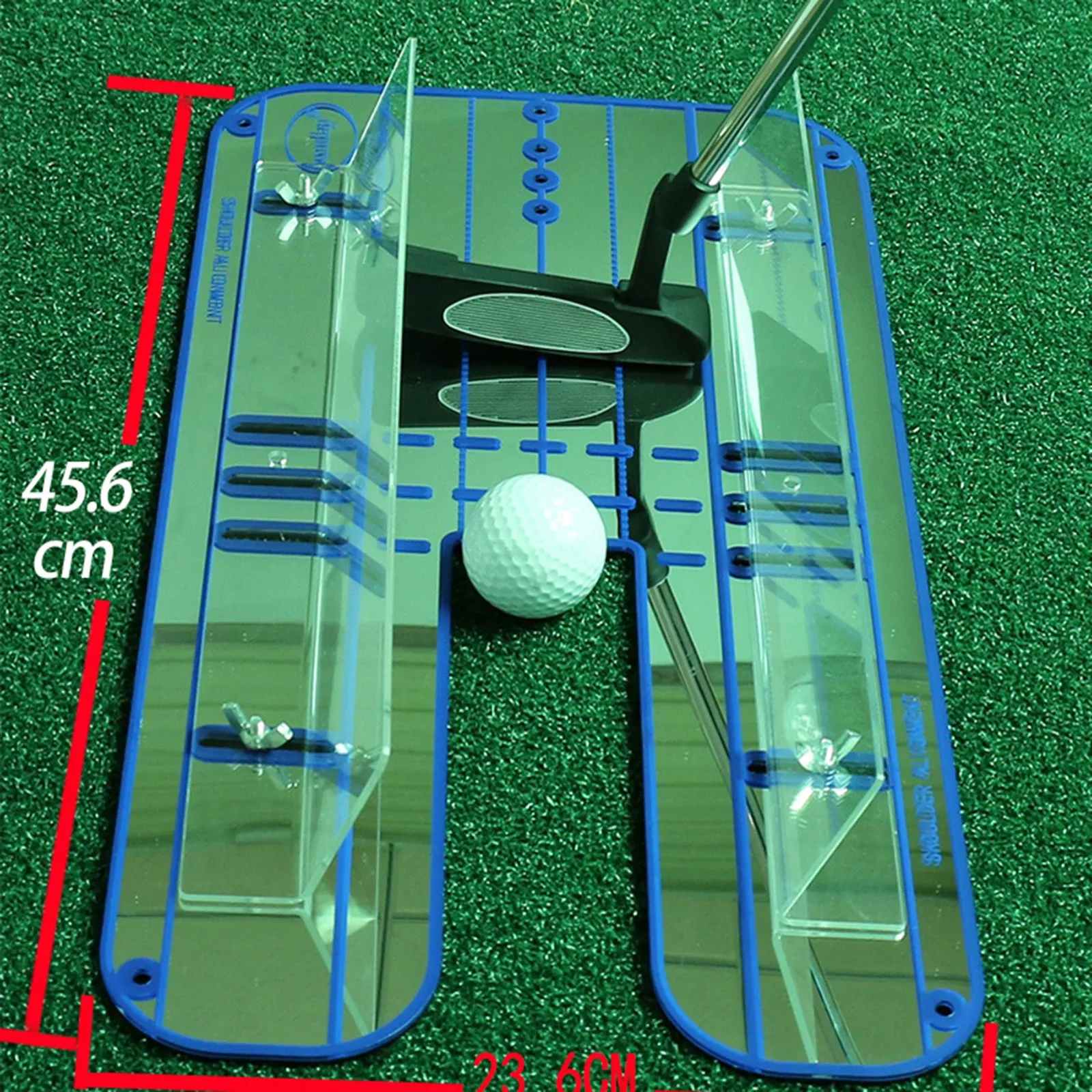 AIDS Golf umieszczenie lustra przenośna pomoc w treningu golfowym Trener Praktyka Wkładanie macie do wnętrz akcesoria gadżetów golfowych