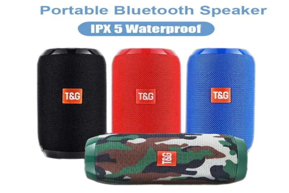 TG117 Altoparlante wireless Bluetooth Impermeabile portatile esterno BoomBox 10W Computer Sound Box TF USB Lettore musicale Mani per IPho2916761