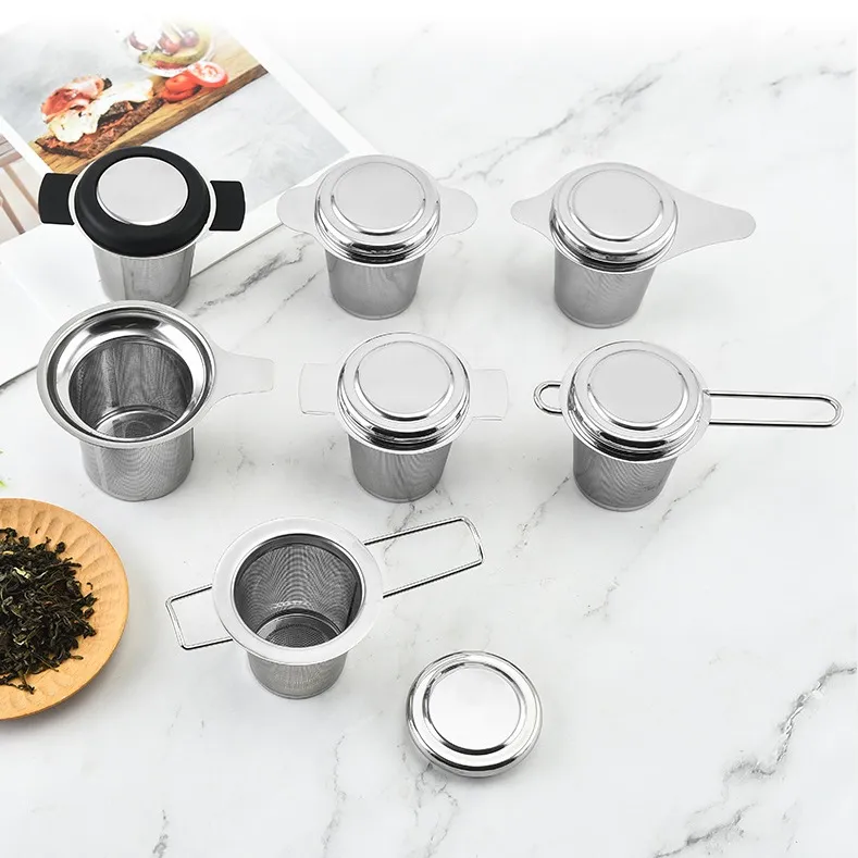 Rostfritt stål te infuser te lämnar krydda kryddor kul sil av tekanna fin mesh kaffe filter tea kök kök tillbehör te silar lt728