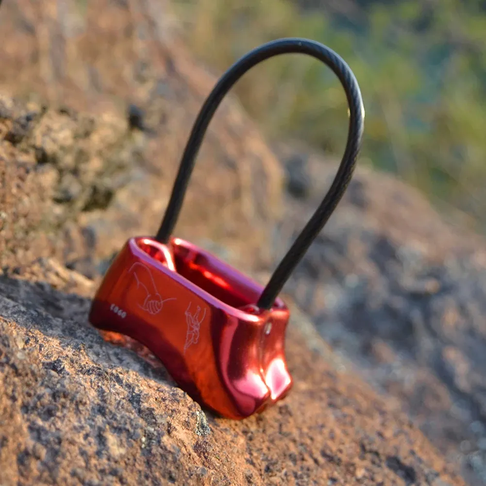 Tillbehör Vandring Descent DITECH Climbing Camping Tool ATC Belay Rappel 25KN utomhus för familjens utomhuscamping Tillbehör