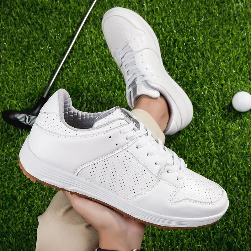 Schoenen 2023 Nieuwe heren golfschoenen nagel gratis slip resistent golftraining competitie schoenen maat 3646 klassieke vetergolf sneakers mannen