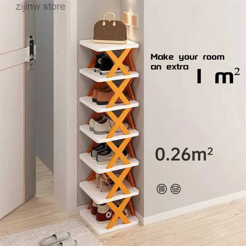 Opslaghouders Rekken DIY flexibele schoenenorganizer kan ruimte stapelen om meerdere lagen schoenenopslagrekken te besparen Eenvoudig te monteren kledingkastplanken Plastic kasten Y2