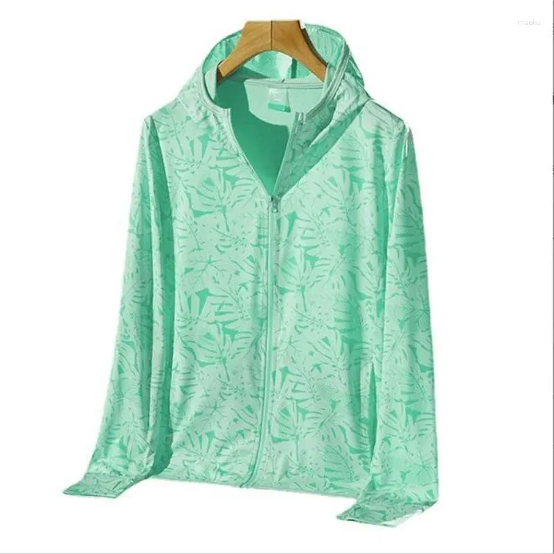 Chaquetas de mujer 2024 Chaqueta de verano Moda femenina Camuflaje con capucha Ropa de protección solar Anti-Ultravioleta Cremallera Seda de hielo Abrigo transpirable