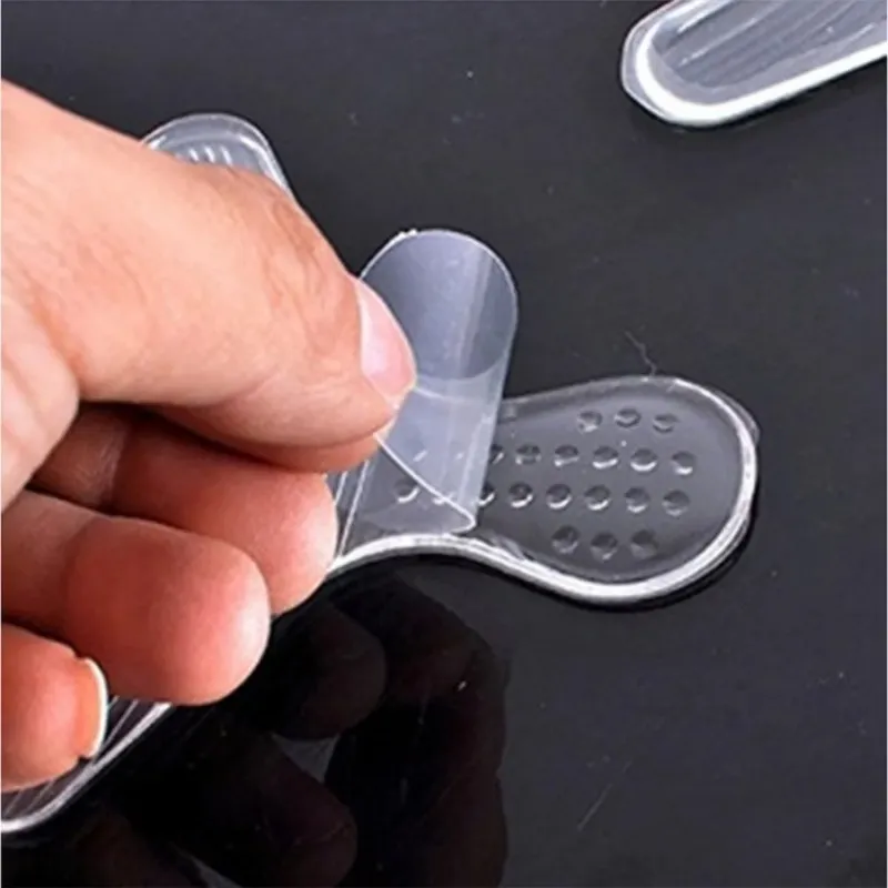 Semelles intérieures en Gel de Silicone pour chaussures, coussin antidérapant, Inserts à talons hauts, pour chaussures, soulagement de la douleur