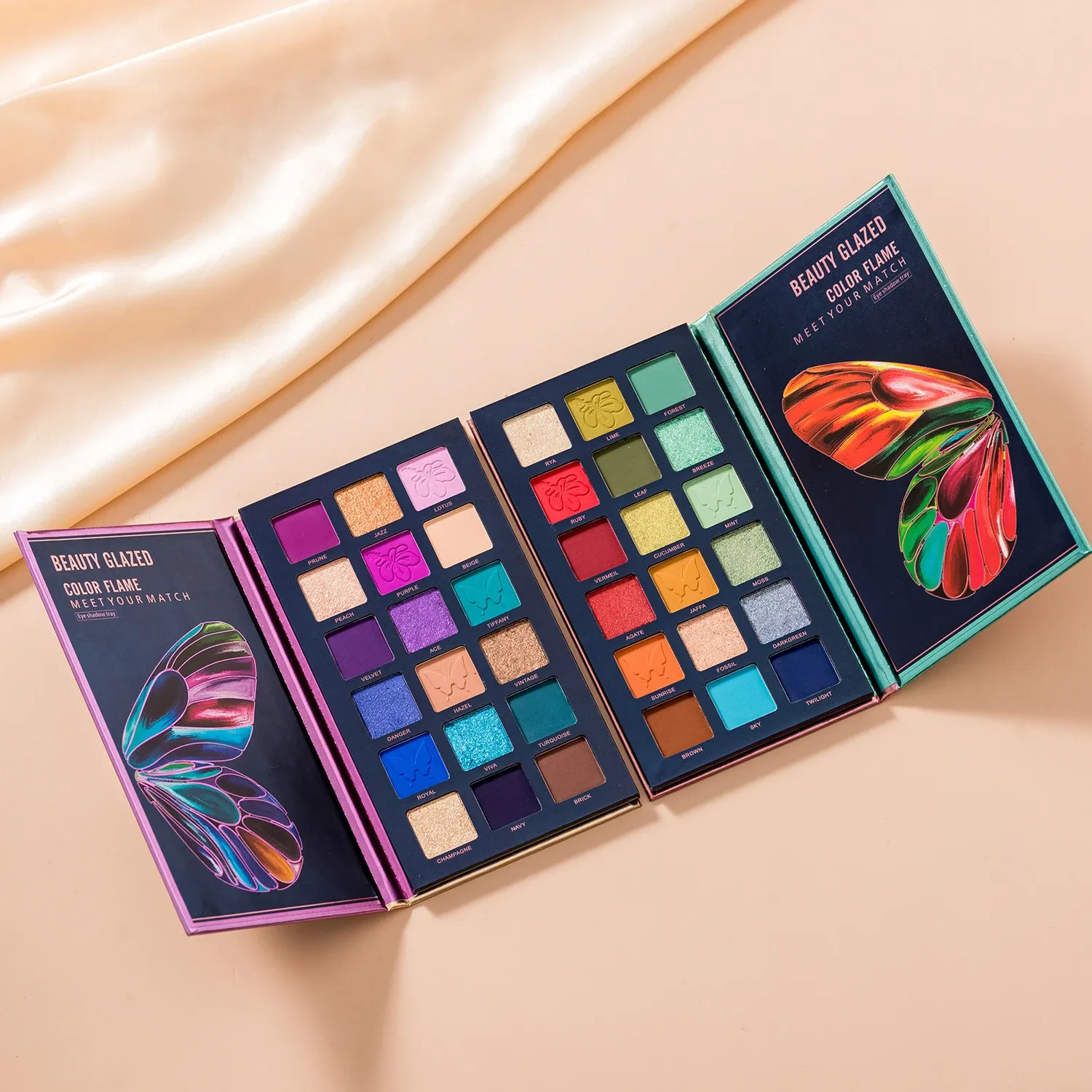 Shadow Beauty Glazed Flame Me 18 Kolory Glitter Shimmer Matte Spawy Palette Make Up Palette Nudes Mat Women Prezent 2022 Nowe arri