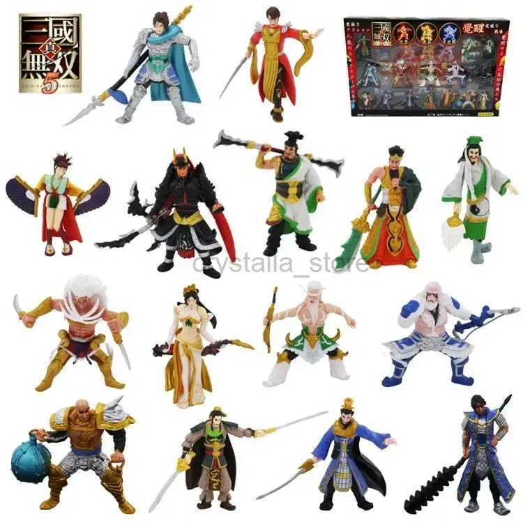 Manga Shin Sangokumusou Anime wojownicy z Dynastii Modell-Komik-Figuren PVC-Zabawki prezenty dla dzieci przedmioty kolekcjonerskie na pulicie 240319