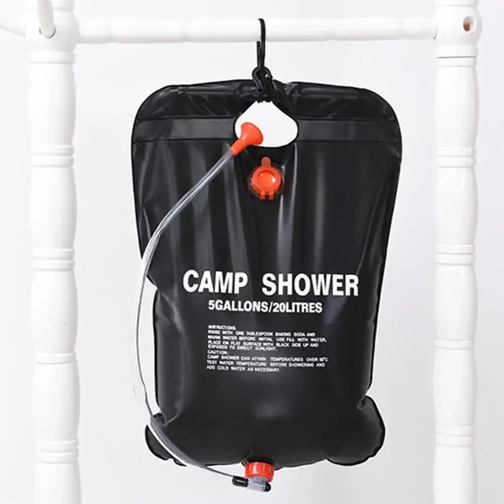 Outils 20L Camping Sac de douche Solaire Portable Accueil Voyage Randonnée Escalade Sacs d'eau