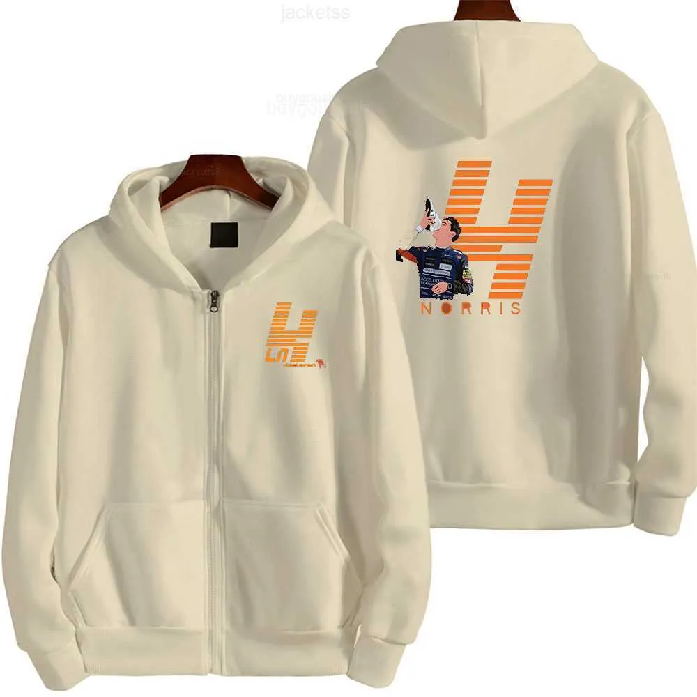 Sweats à capuche pour hommes Sweatshirts Lando Norris F1 Sweat à capuche Formule 1 Racer Norris 2024 Printemps Automne Hommes/Femmes Vêtements Pulls décontractés Imprimer