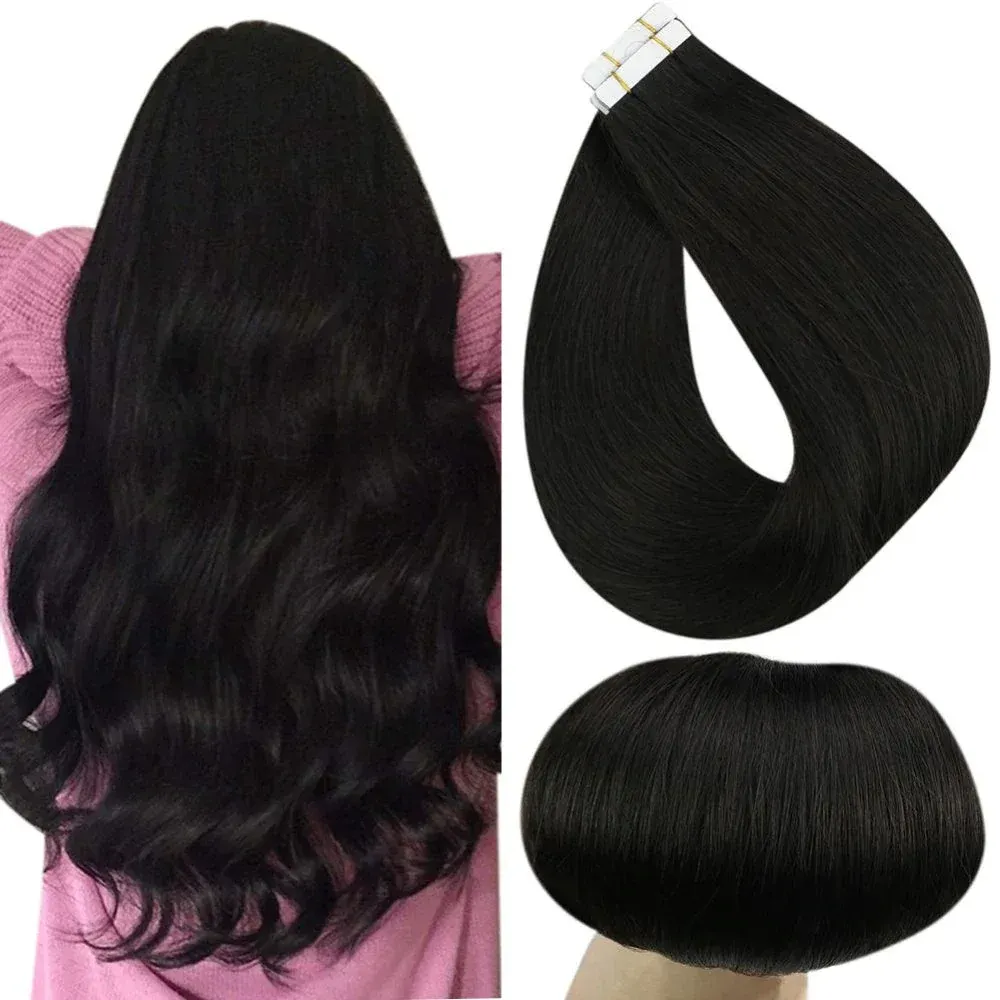 Extensions Full Shine tape in human hair extensions black women Seamless Injection Tape in Extensions Invisible Straightu
