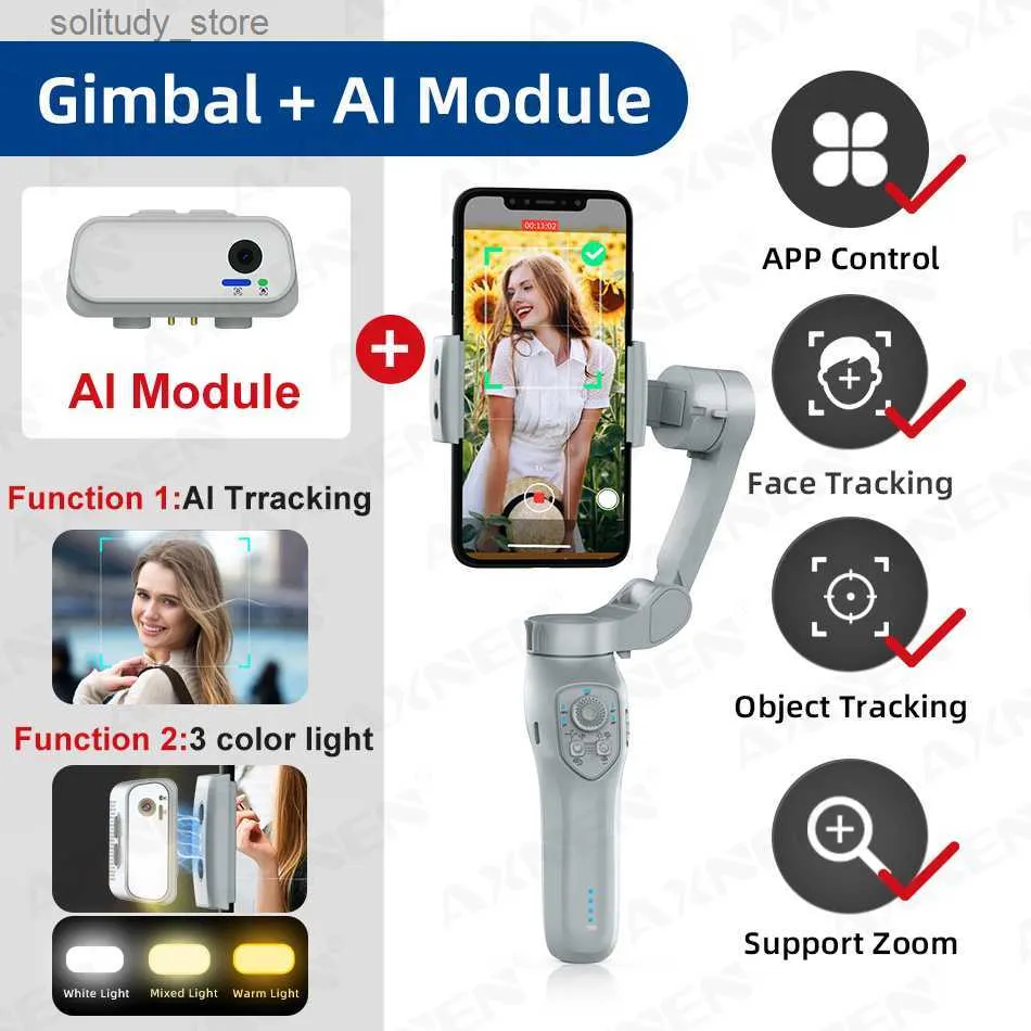 小物・アクセサリー AI Tracking Mobile GIMBAR HQ5Three-Axis 小物・アクセサリー AI Tracking Mobile GIMBAR HQ5Three-Axis