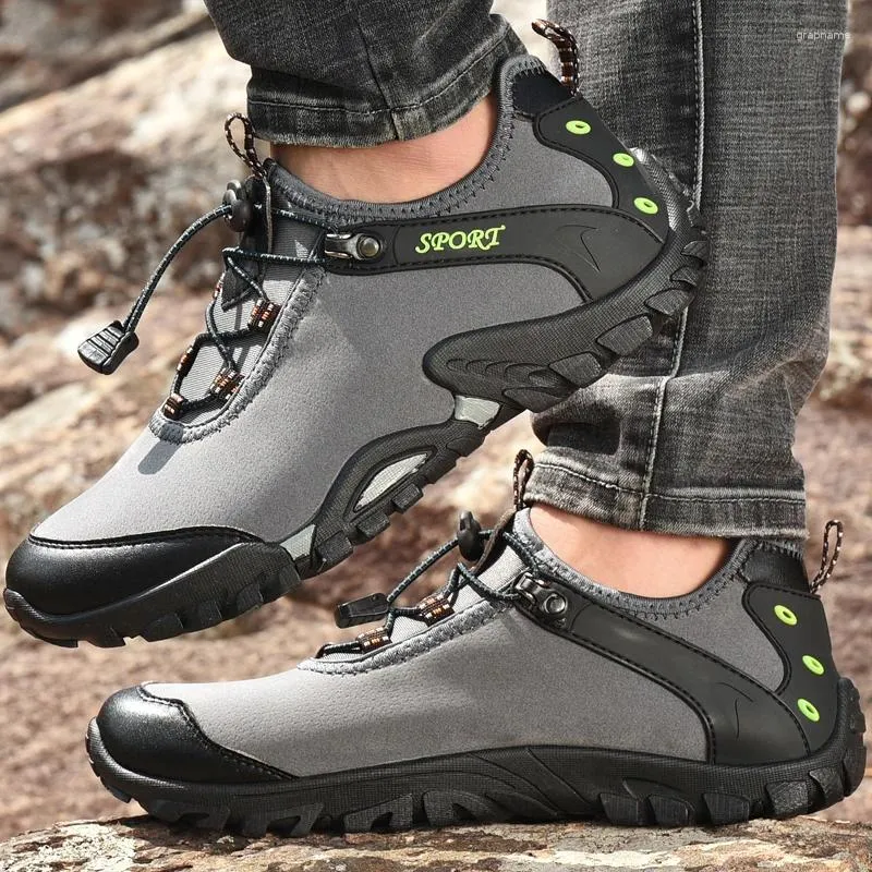 Fitness Shoes 2024 Outdoor Men Hiking Waterproof Breathable Tactical Combat Army Boots Desert Training Sneakers Anti-Slip Trekking
