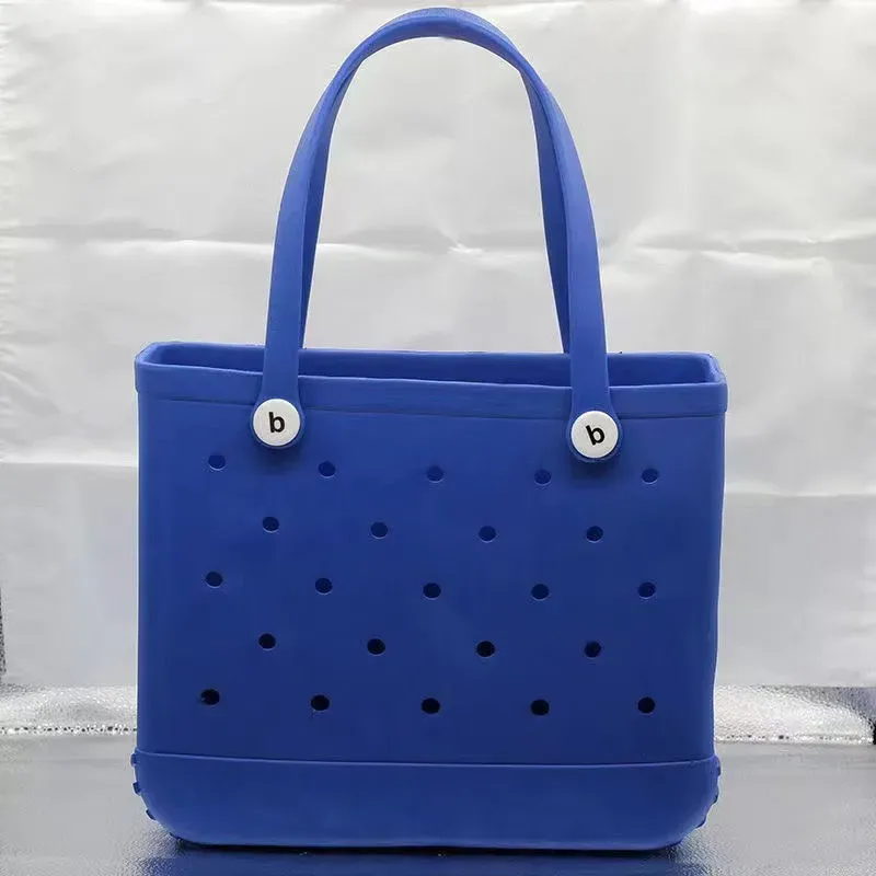 borsa da spiaggia borsa da spiaggia firmata Bogg Borsa grande da donna Tote Shopping Bog Borse Borse da basket personalizzate Lady Storage Lavabile Frizione in silicone per il fine settimana Bagagli borse da viaggio trun