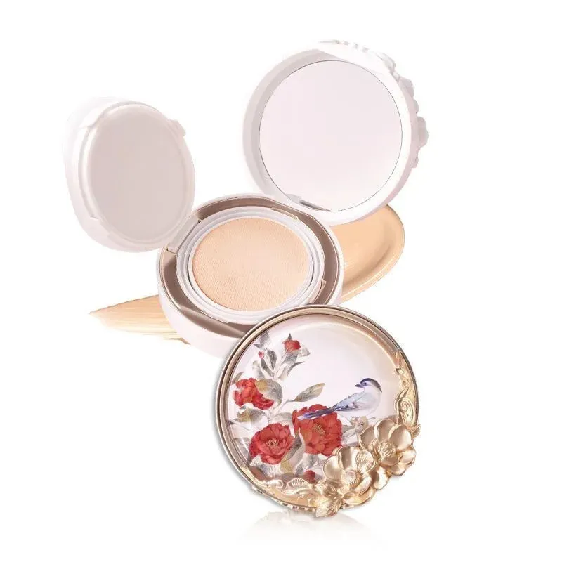 Flower Knows Air Cushion BB CC Cream Water Mjukgörande oljekontroll Makeup Base Foundation Light and jämnt concealer 240312