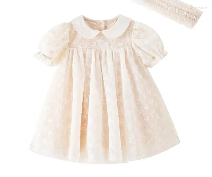 Meisjesjurken Zomer Kinderjurk Baby Volle Maan Damesschat Centenary High End Elegantie Prinses