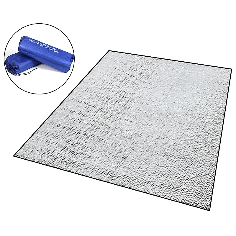 Tapis de Camping en mousse isolante avec support en aluminium EVA, 4 tailles, résistant à l'humidité, couverture de randonnée imperméable en plein air, coussins de tente