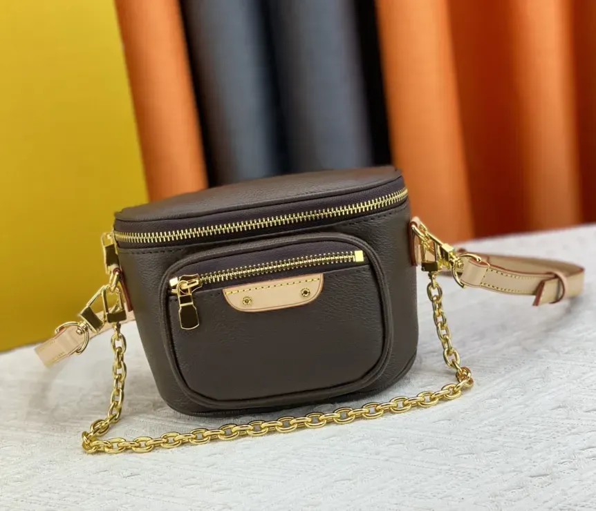 Designer Women s Crossbody Bag Luxury Gradient Leather Mini Handbag With Flower Letter Detail
