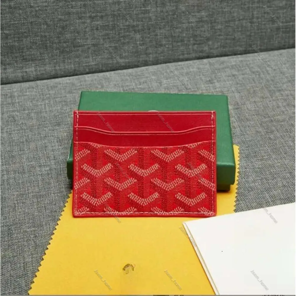 Luxury Gouyard Bag Wallet Card Designer Wallet Goyaed Bag Purse Mini Wallet Cardholder Mens Wallet Women Wallets Key Pocket Interior Slot Genuine Leather Goyar 766