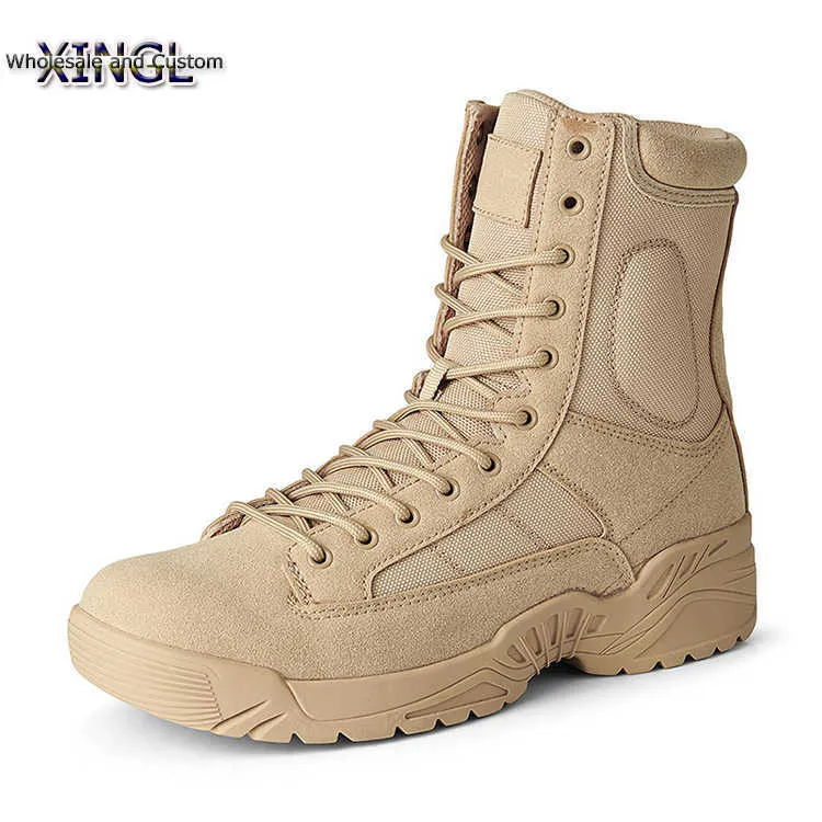 HBP Non-Brand Trade Discount Winter High Top Boots Wear-resistant Anti-slip High Quality Mountaineering Riding Hunting Boots