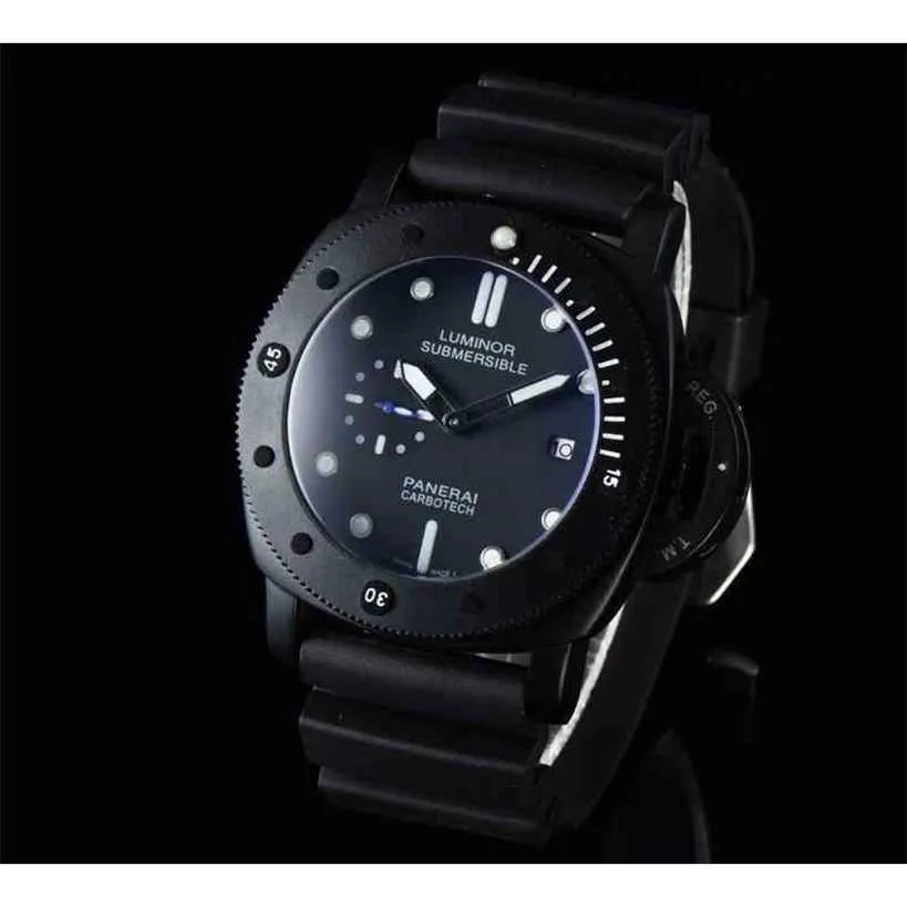 Paneraiss Automatyczne mężczyzn ogląda Paneraiss Mens Watch Luminor Series Skórzany opaska Kalendarz dżentelmen wodoodporne zegarek ze stali nierdzewnej Automatyczne wysokie Quality