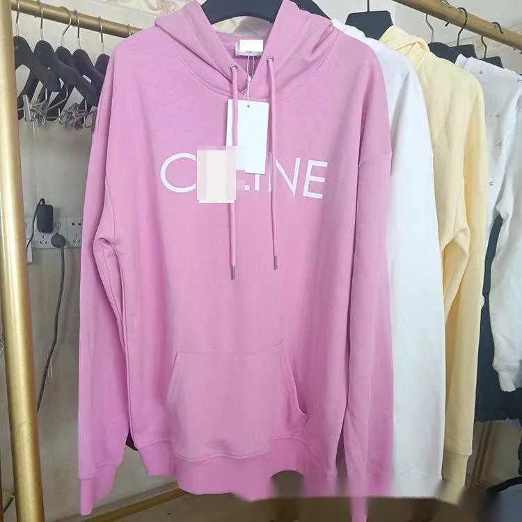 Sweats à capuche pour femmes, nouvelle veste à capuche avec lettres blanches simples, automne et hiver, le même style que les étoiles, manches longues, hommes et femmes