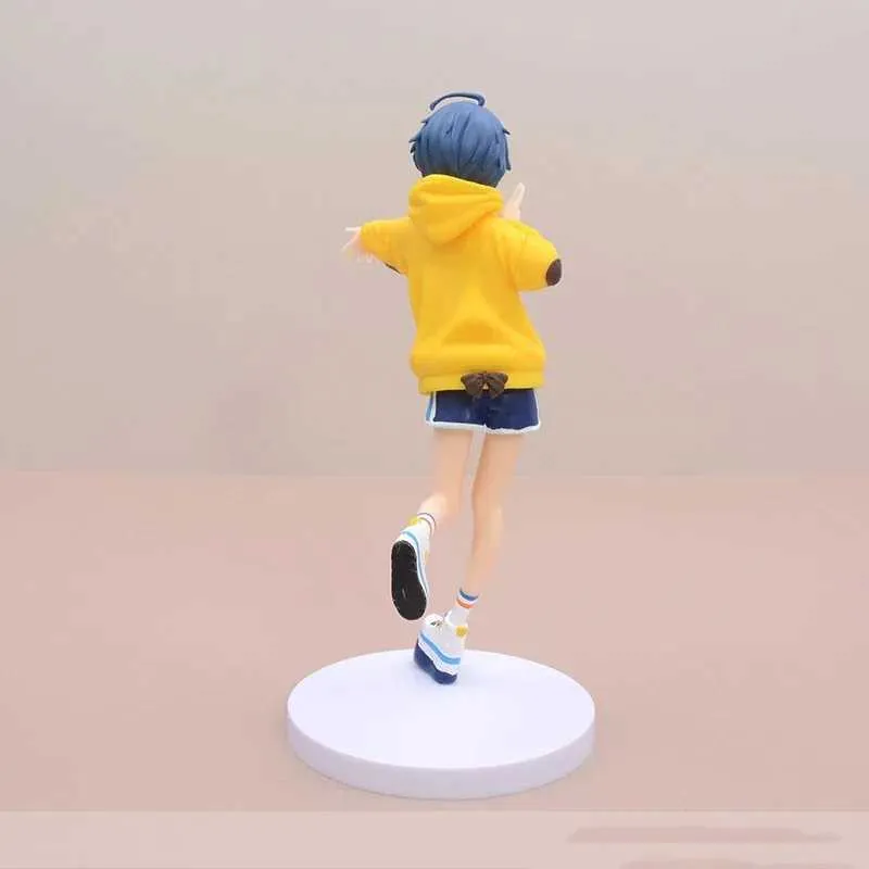 Anime Manga Neiru Aonuma Kawai Rika Ohto Ai swetry w stylu Casual e altri sportowa dziewczca figurine Anime zestawy garaowe zabawki z PVC dekoracji samochodu 240319