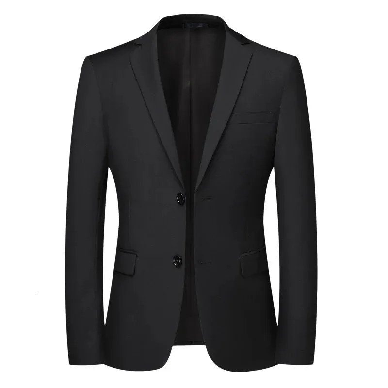 Boutique hommes mode affaires cultiver sa moralité loisirs couleur Pure gentlemans mariage présidé travail Blazer 240313