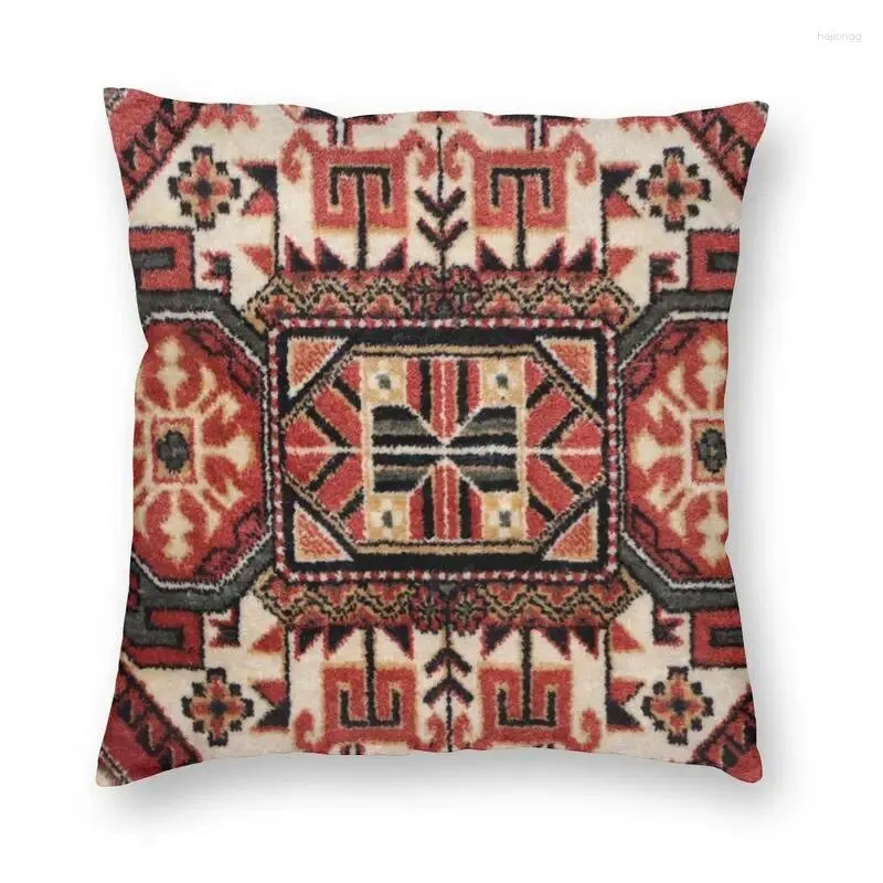 Kudde geometrisk mönster persisk matta täckning soffa heminredning etnisk boho blomma mattan fyrkantig kast 45x45