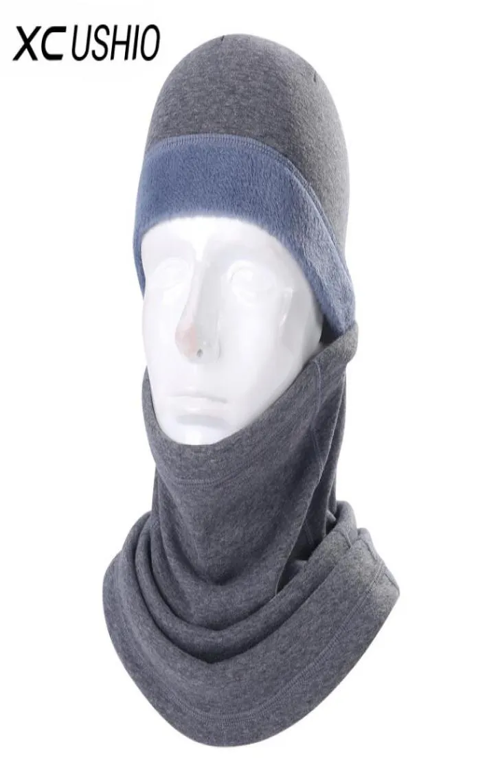 Inverno Addensare Maschera da sci Integrale Antivento Caldo Tessuto in pile unisex Sci Ciclismo Maschera Sciarpa Bicicletta Snowboard Sport all'aria aperta6965968361