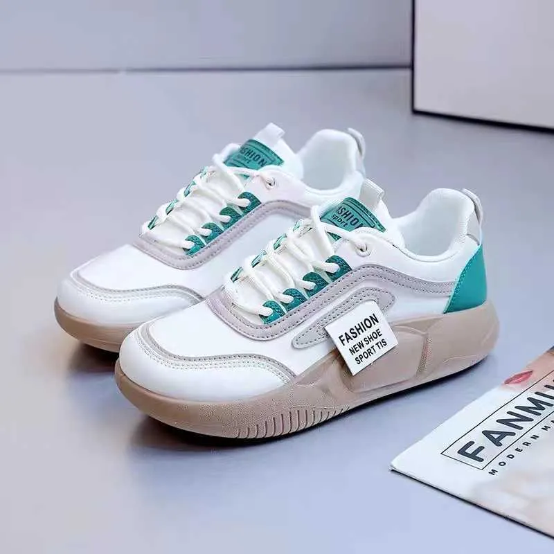 HBP Non-Brand primavera novo confortável branco causal sapatos femininos meninas sapatos de caminhada atacado