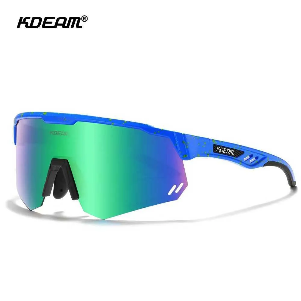 Lunettes de sport lunettes de soleil de cyclisme en plein air UV400 lentille polarisée lunettes de cyclisme lunettes de vélo VTT homme femmes EV lunettes de soleil d'équitation avec étui17