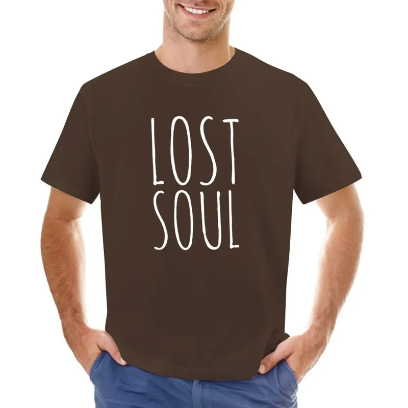 Polo da uomo Lost Soul T-shirt Tees Animal Prinfor Boys Asciugatura rapida Customs Progetta le tue magliette grandi e alte per uomo