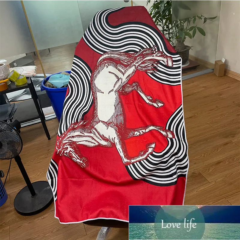 New American Horse Big Towel Cotton Bath Robe Bathroom Men's and Women's Bathrobe Absorbent Large Bath Towels