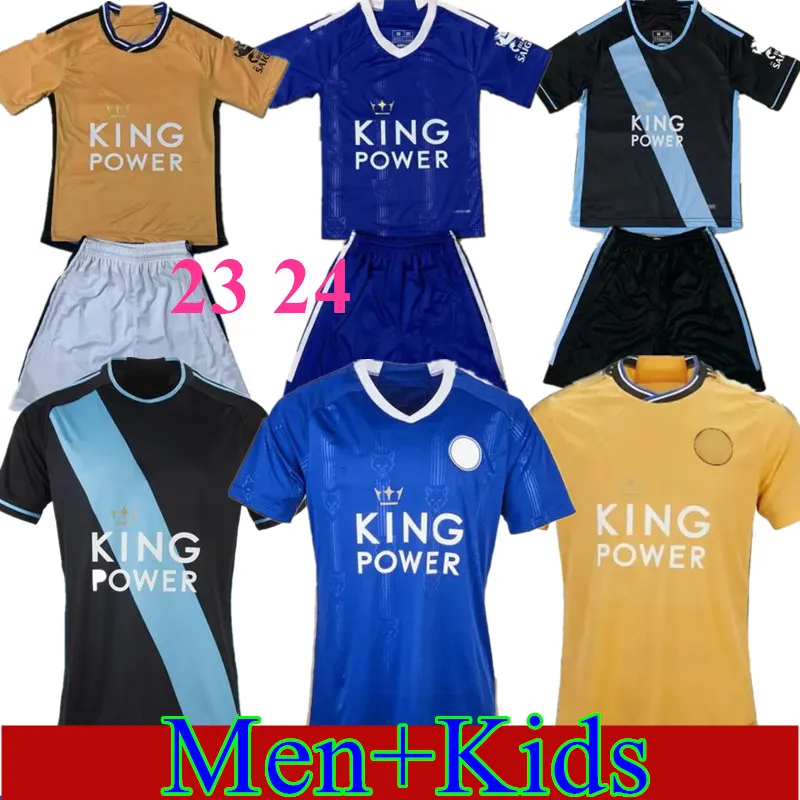 23 24 25 Maillots de football de Leicester BARNES Tielemans à domicile VARDY MADDISON NDIDI DAKA LOOKMAN City Home2024 2025 Vardy Football Uniformes Hommes Kit Enfants