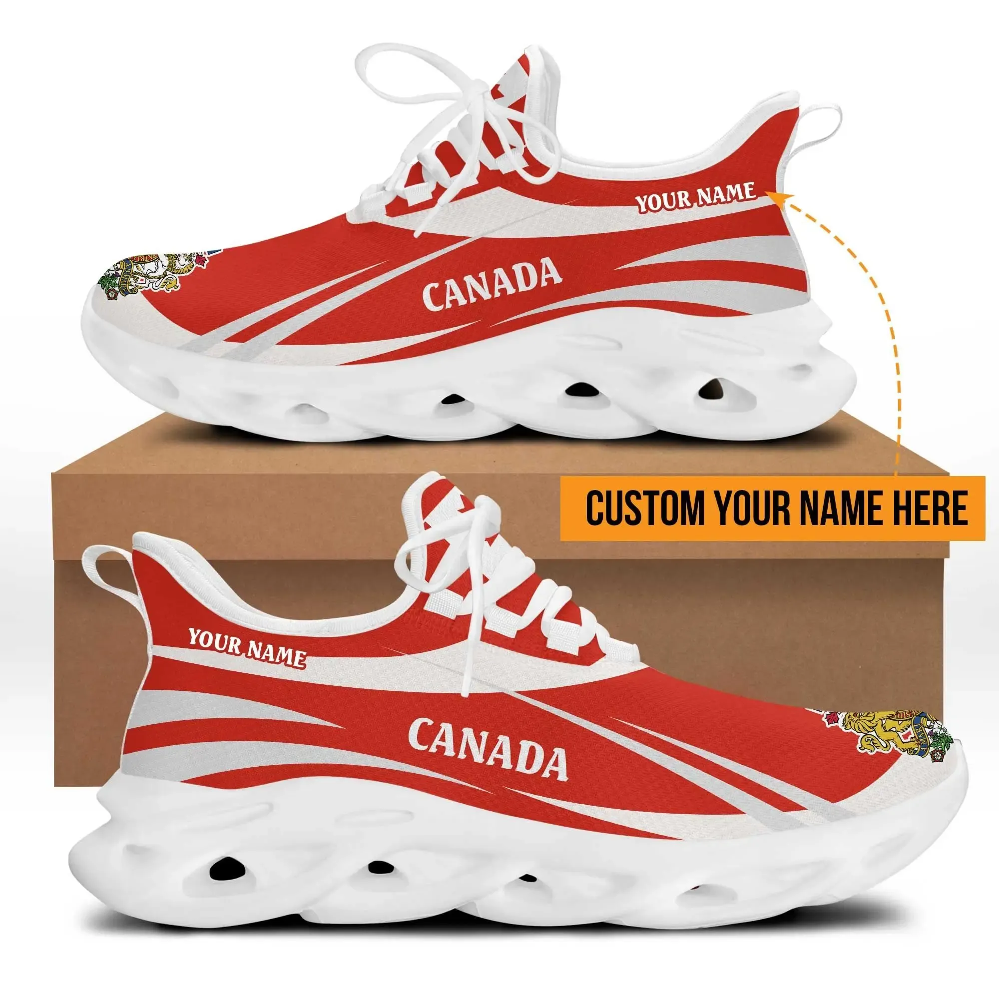 Обувь горячая продажа спортивных обуви для мужчин Канада Флаг Схема Легкие кроссовки Мужские повседневные кроссовки обувь летние кроссовки Мужские
