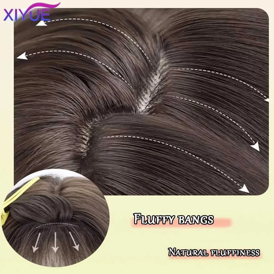 Synthetic Wigs Cosplay Wigs XUTYE Female long hair natural long curly hair full head set with fluffy atmosphere full top curly hair set with long wig 240329