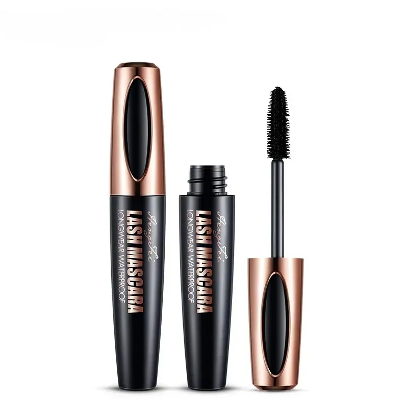 1 pz mascara 4D spessi ricci sottili impermeabili e resistenti al sudore effetto duraturo 24 ore senza sbavature mascara strumenti il trucco