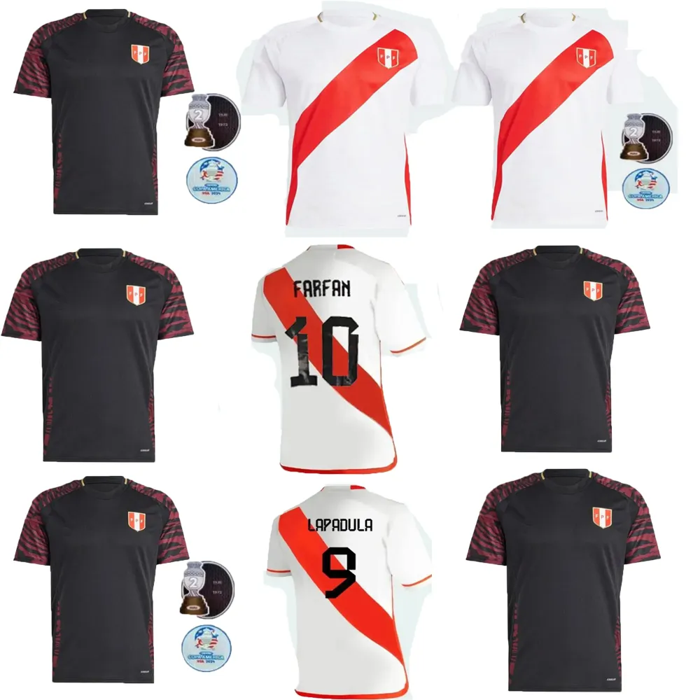 Copa Americ 2024 2025 Peru Man Soccer Jerseys 24 25 Home Away Away Seleccion Peruana Cuevas Pineau Cartagena Football Shirt