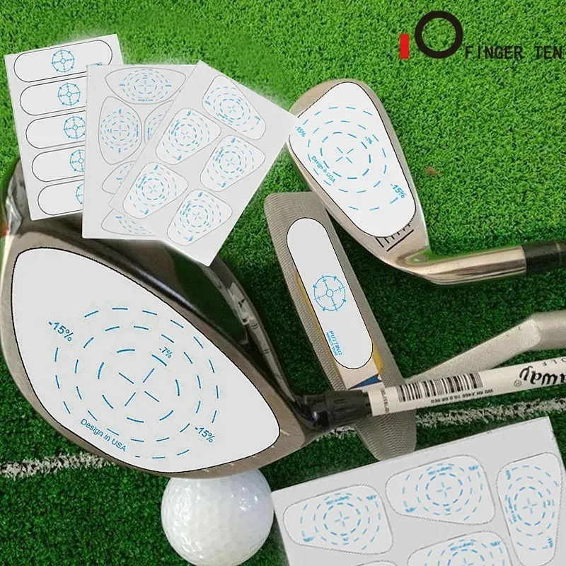 Aids New Design Driver Impact Tape Labels Golf Impact Stickers for Swing Training Irons Putters and Woods