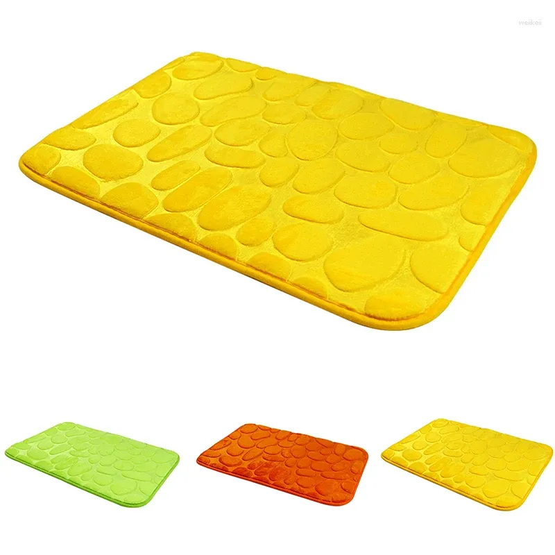 Tapis de bain tapis de galets porte de sol anti-dérapant tapis de chambre cuisine salle de bain absorbant