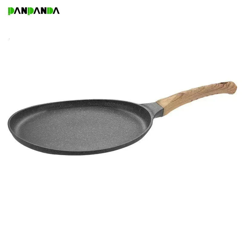 Panpanda 6810in antiaderente frigideira bife panqueca omelete cozinhar café da manhã fogão de indução gás maifan pedra bakeware 240313