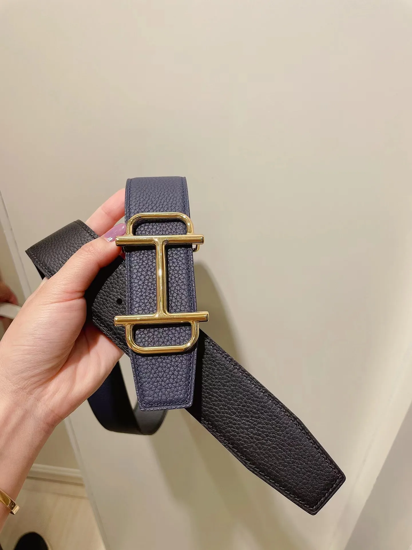 Belt for men Designer Luxury brand H Belts woman Fashion Casual Leather Gold sliver belts buckle Men brown belts Belt width 3.2/3.8cm