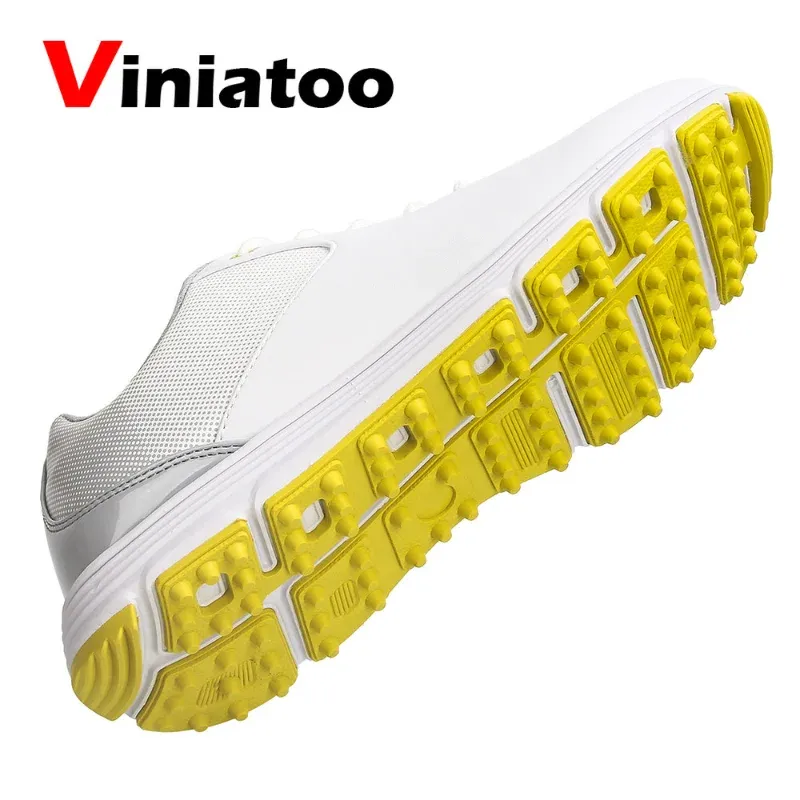 Buty wodoodporne buty golfowe Mężczyźni Spikeless Golf Sneakers dla mężczyzn Wygodne golfery trampki na zewnątrz buto