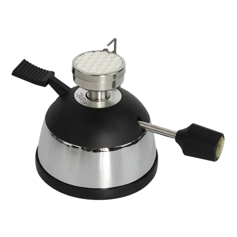 Processadores fogão a gás desktop queimador de gás butano aquecedor é adequado para sifão moka pote fogão a gás máquina de café