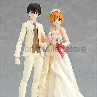 Anime manga Figurki anime lubny panna moda i pan mody mini lalka modell zabawki z pvc figurki dla dziewczynki prezenty witeczne dekoracja stou 240319