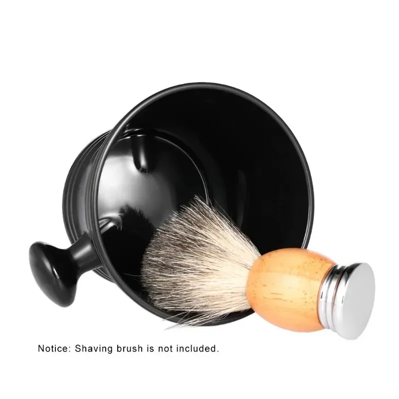 Razor Shaving Bowl Men's Only Ceramic Razor Bowl with A Professional Soap Cup Handle for Home Beauty Salons.