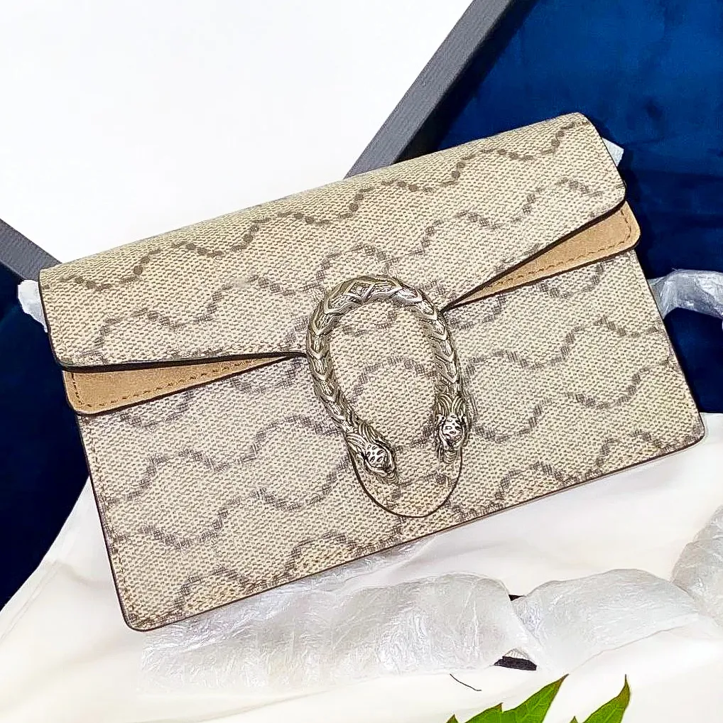 En kaliteli ophidia klasik flep dionysuss tasarımcı çanta kayışı lüks zincir crossbod deri yılan omuz çantası adam cüzdan kadın debriyaj mini çanta tote askı çantaları